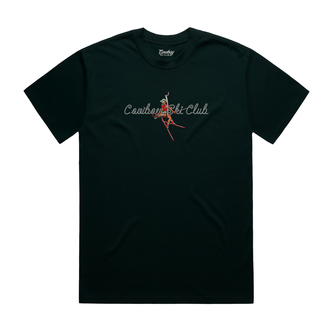 Cowboy Ski Club Reverse Oversized Tee