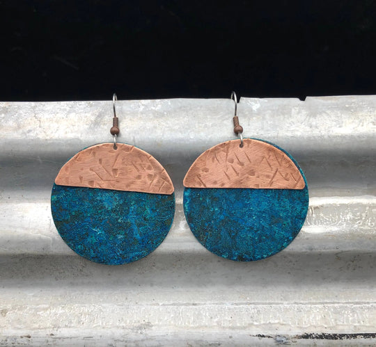 Circle & a half earring Moondance Artwork