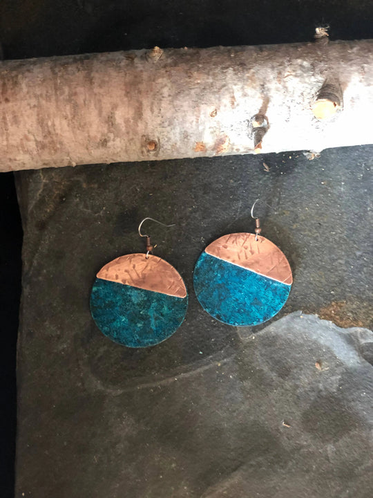 Circle & a half earring Moondance Artwork