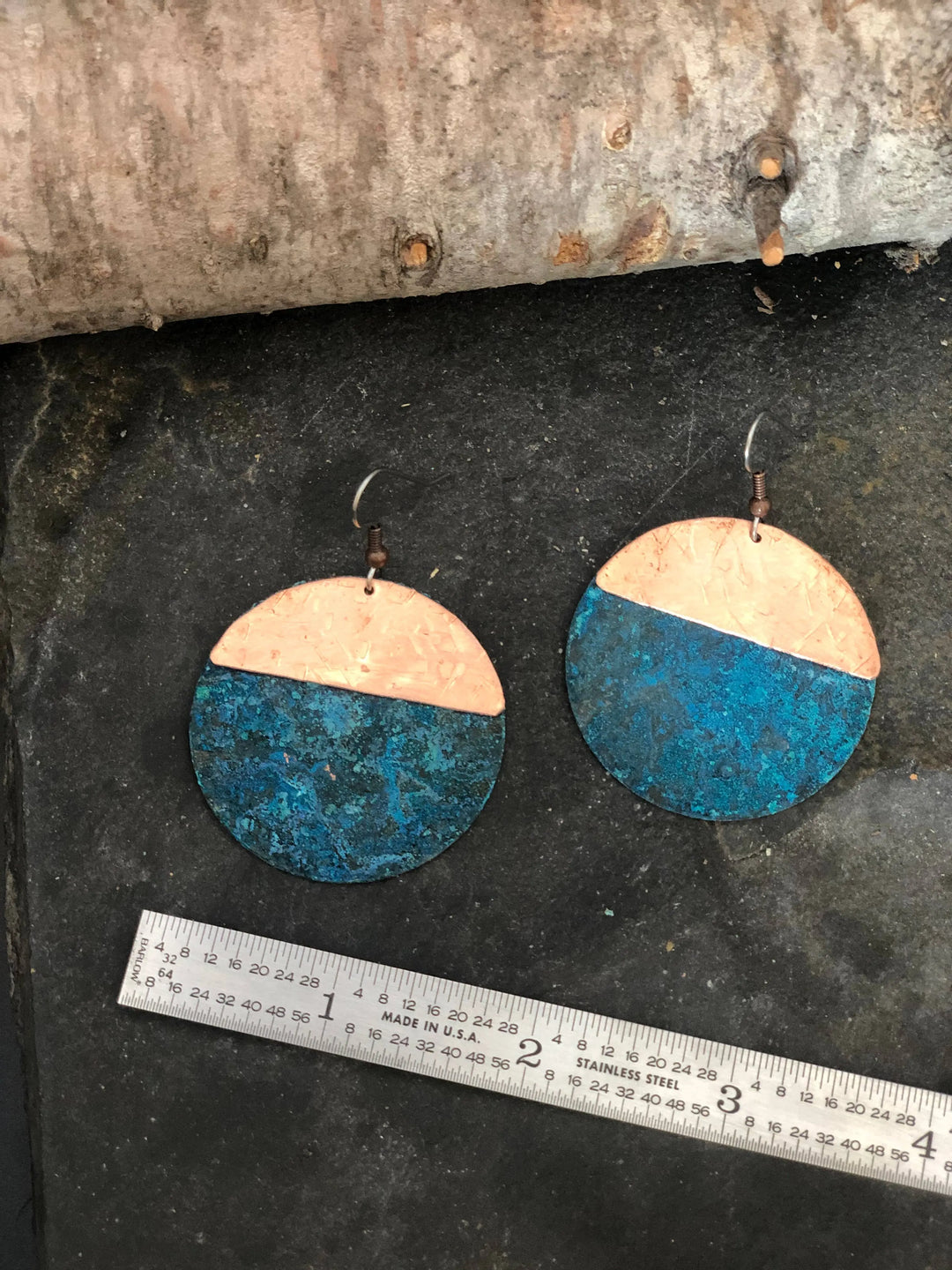 Circle & a half earring Moondance Artwork