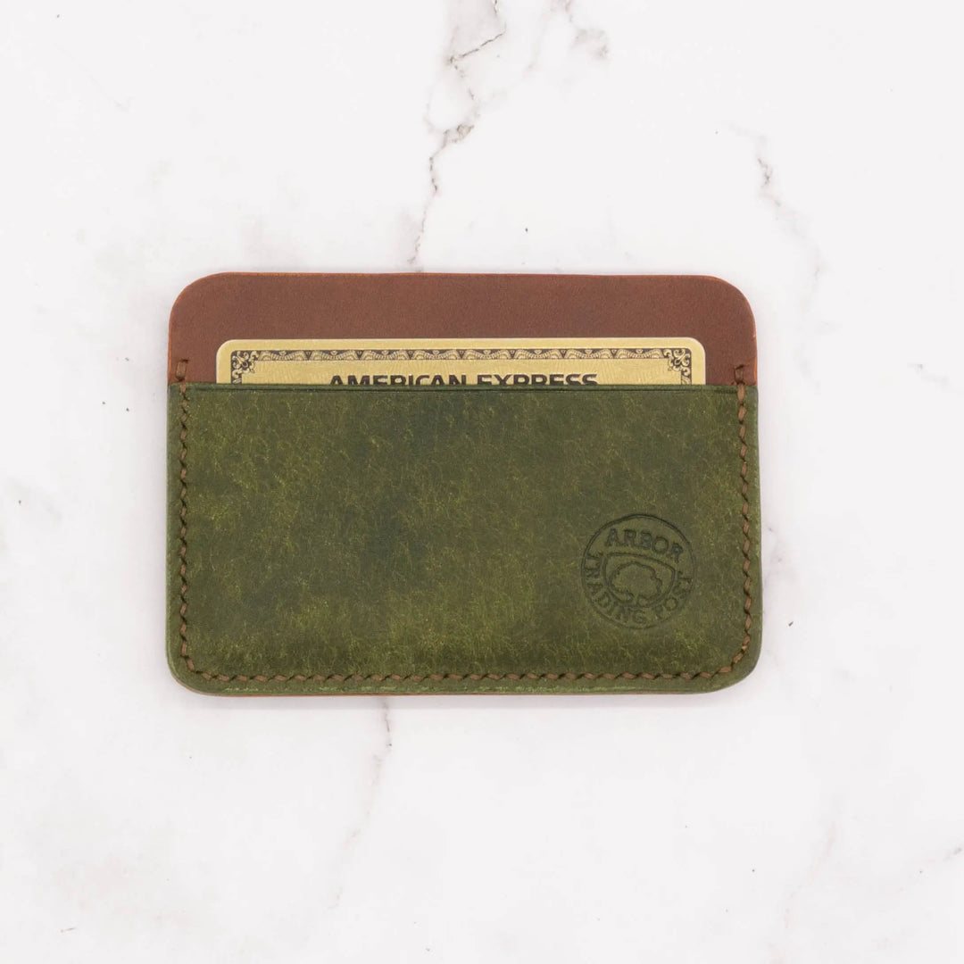 Colorblock Mountain Top Four-Pocket Card Case Wallet Arbor Trading Post