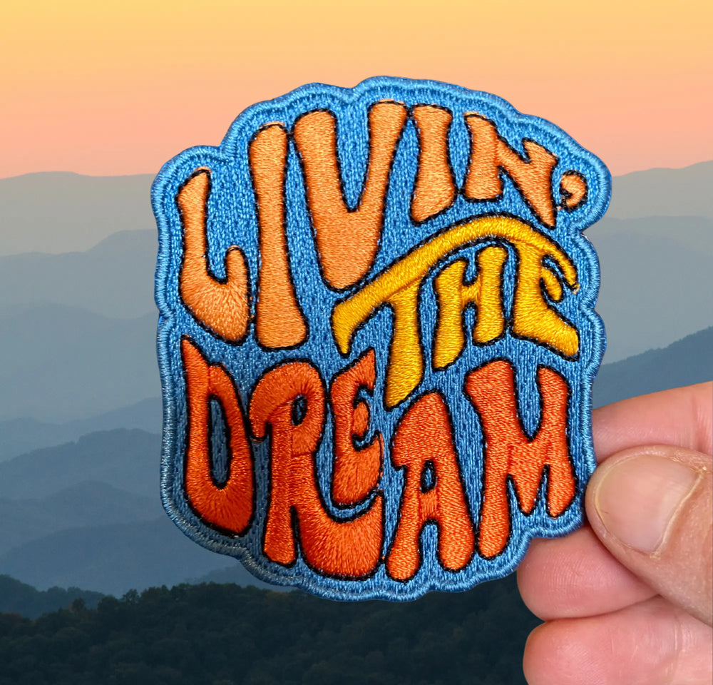 Corduroy Trucker Hat Livin' The Dream Patch Corduroy Hat Spruce Seed LLC