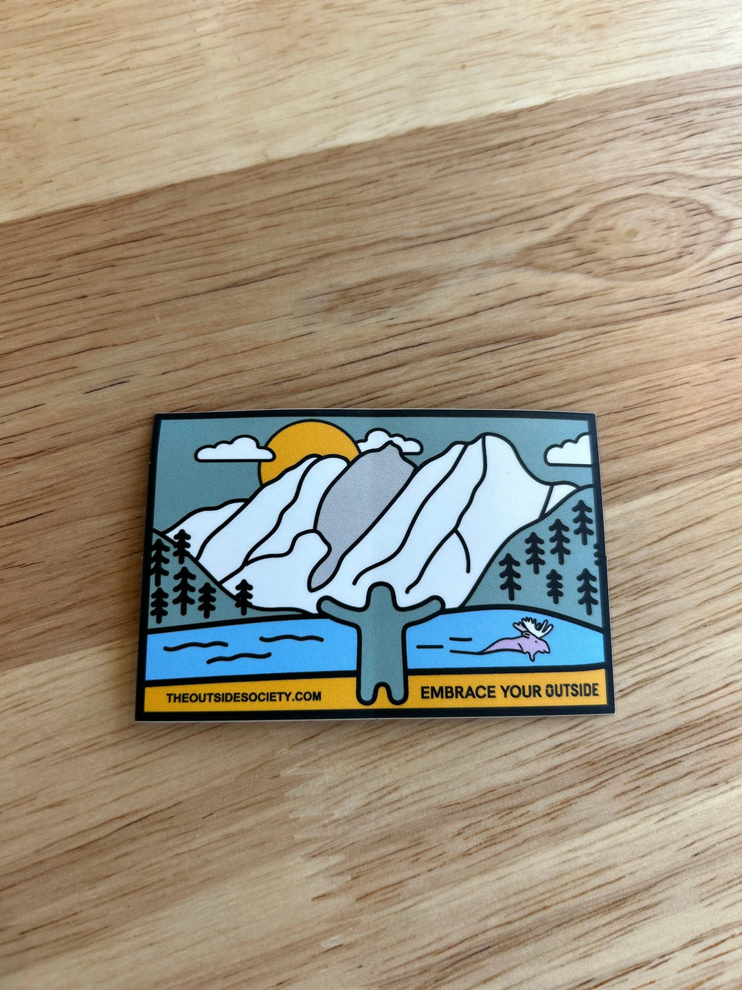Embrace Your Outside Sticker The Outside Society