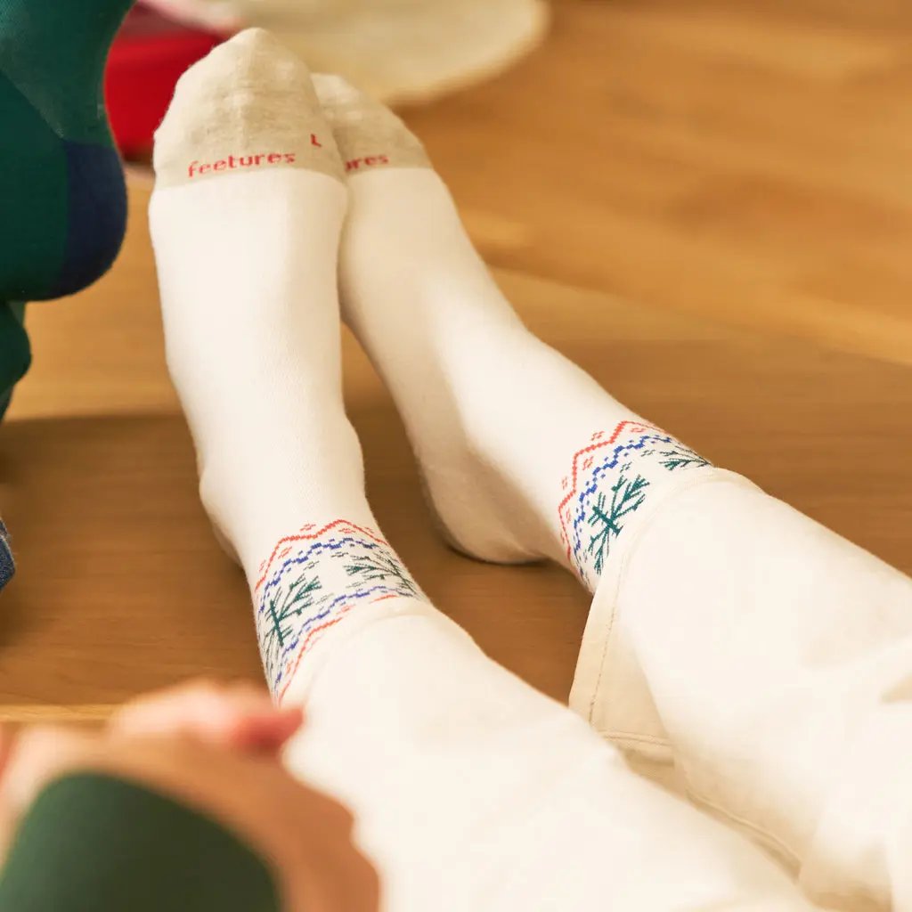 Everyday Women's Max Cushion Crew Snow Cream Feetures