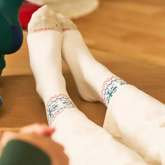 Everyday Women's Max Cushion Crew Snow Cream Feetures