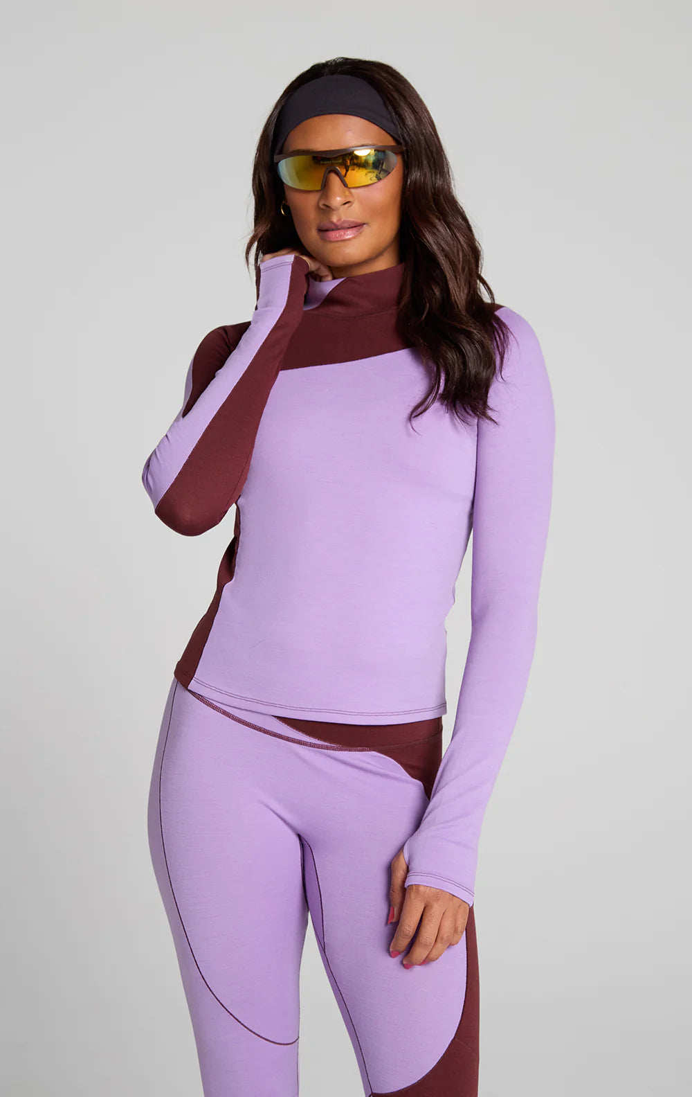 Seniq Wool Sculpt Merino Baselayer Mock Neck
