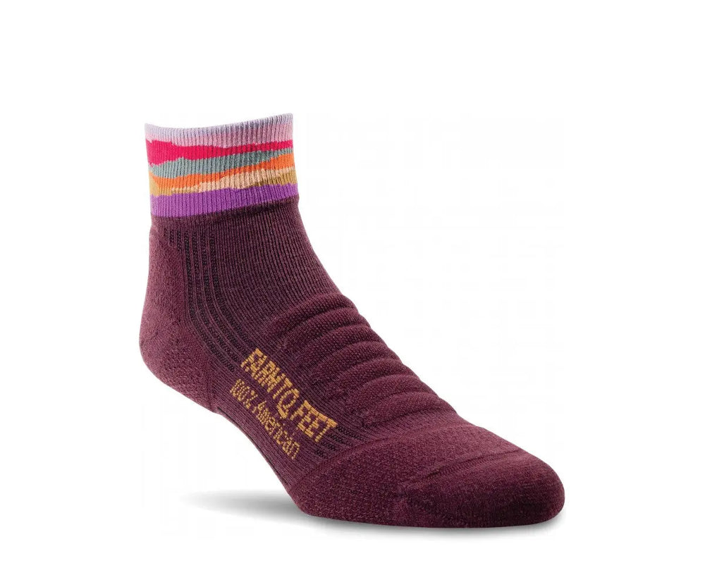 Farm to Feet Max Patch - Trail Light Targeted Cushion 1/4 Crew Farm to Feet