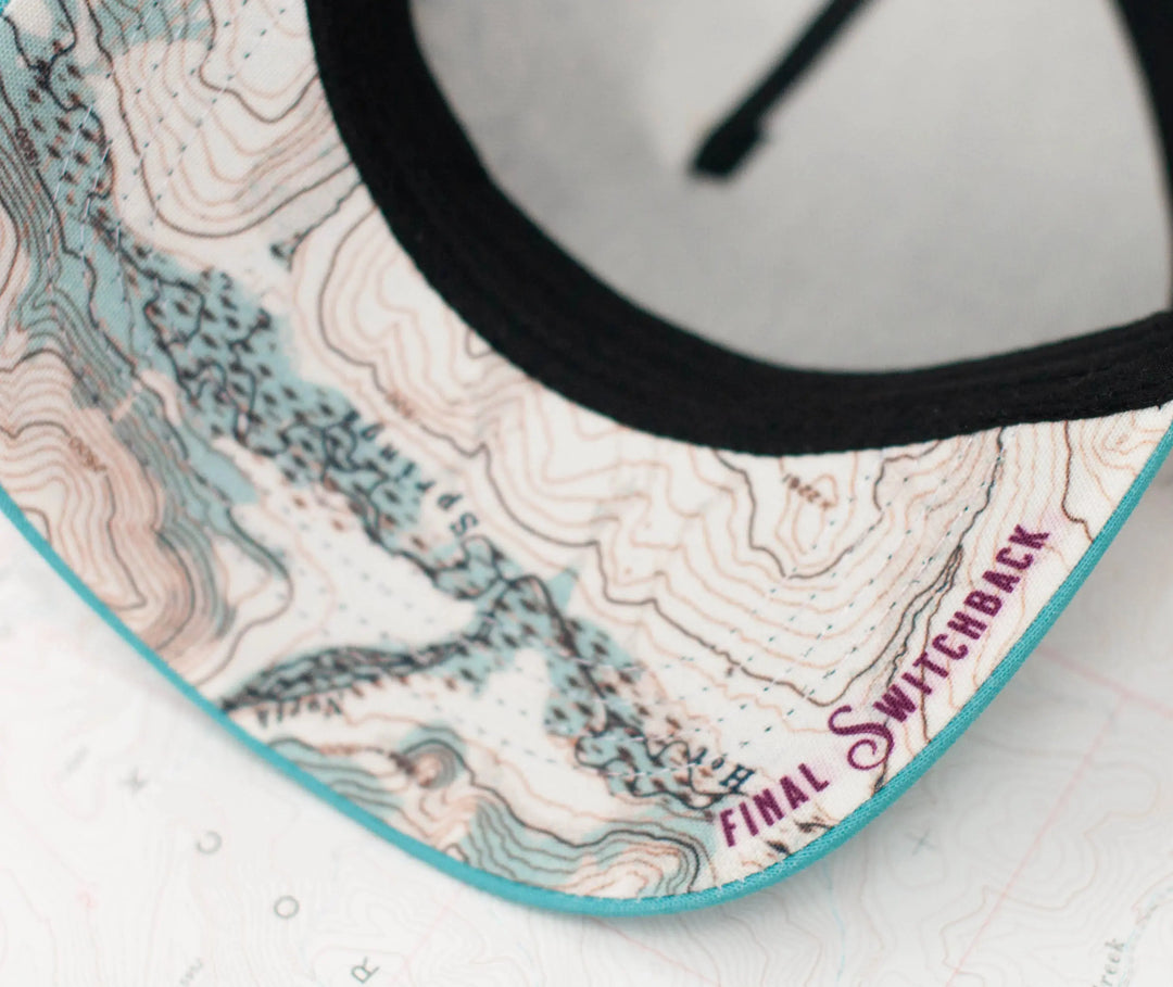 Final Switchback Paintbrush Trucker Hat Final Switchback by Katie Jeanne Reim