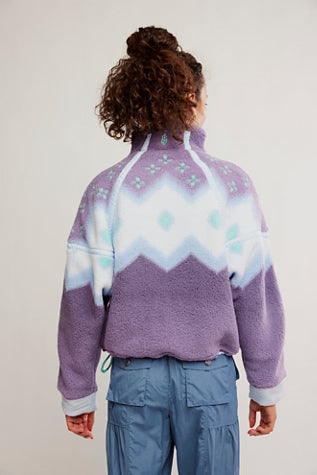 Free People Movement Printed Mountain High 1/2 Zip Free People Movement