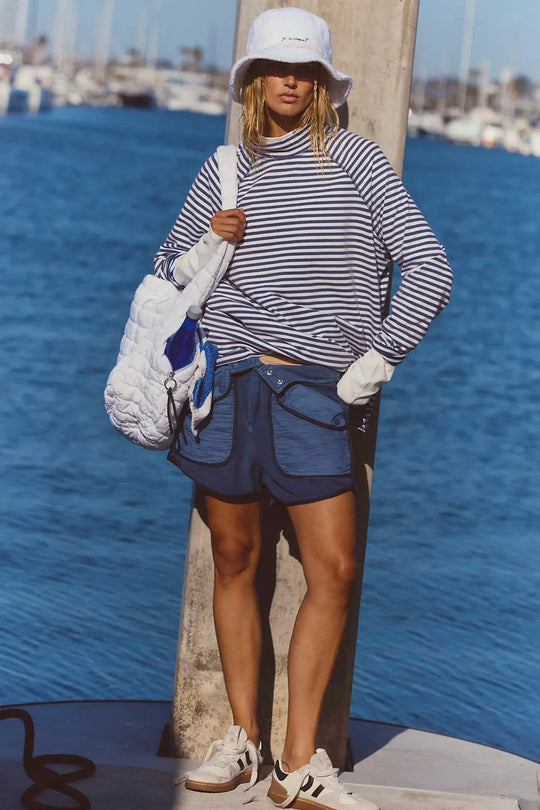 Free People Movement Restoration Yarn Dye Stripe Layer Free People Movement