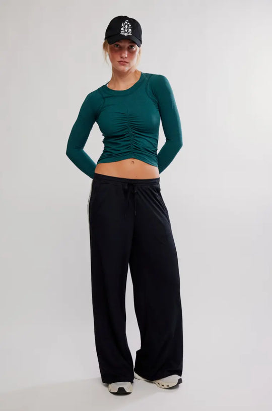 Free People Movement Tempo Ruched Long Sleeve Free People Movement