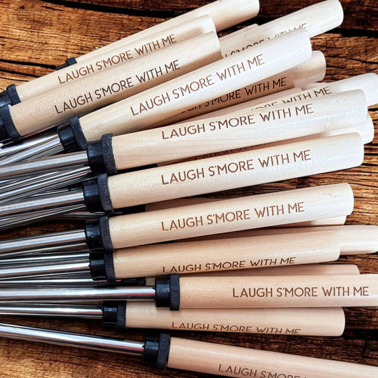 🔥Funny S'More Sticks -Pun Marshmallow Roasting Sticks Wild Larch Creative