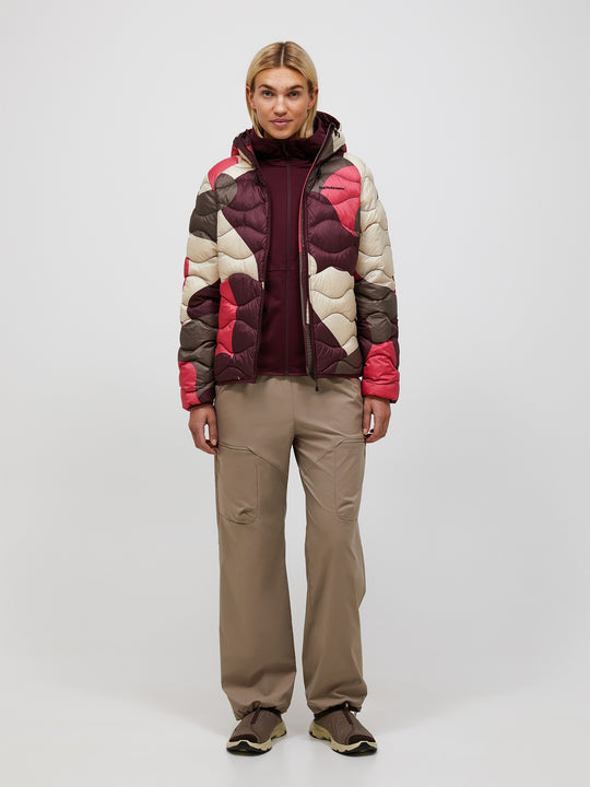 Peak Performance Women's Helium AOP Down Hood Jacket