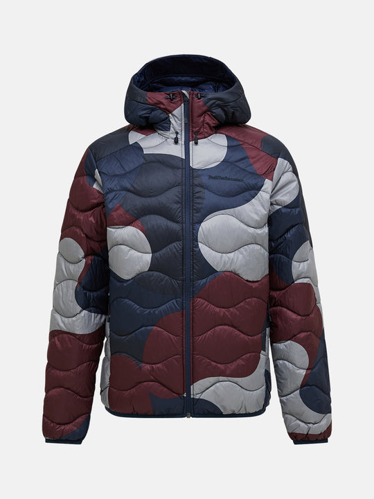 Peak Performance Men's Helium AOP Down Hooded Jacket