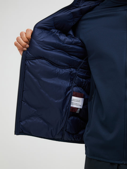 Peak Performance Men's Helium AOP Down Hooded Jacket