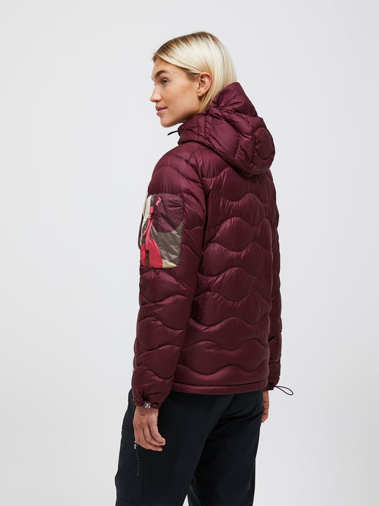 Peak Performance Women's Helium AOP Utility Down Hood Jacket