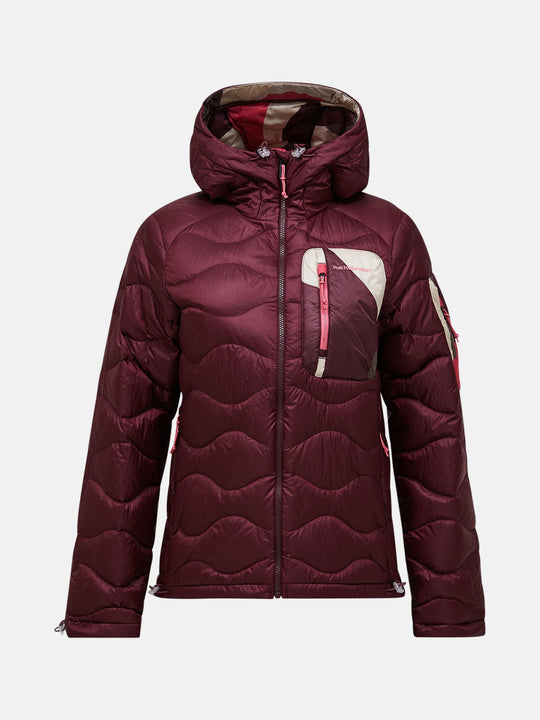 Peak Performance Women's Helium AOP Utility Down Hood Jacket