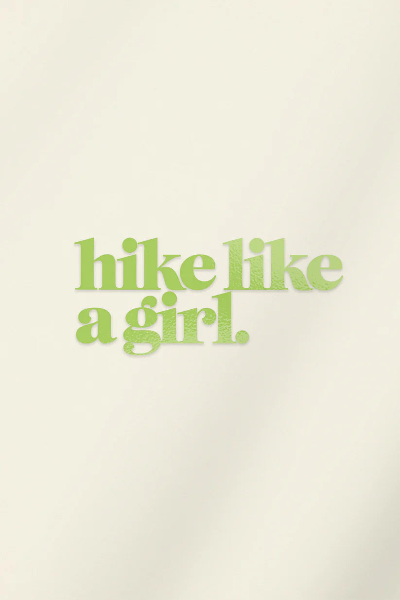 Hike Like A Girl Transfer Sticker