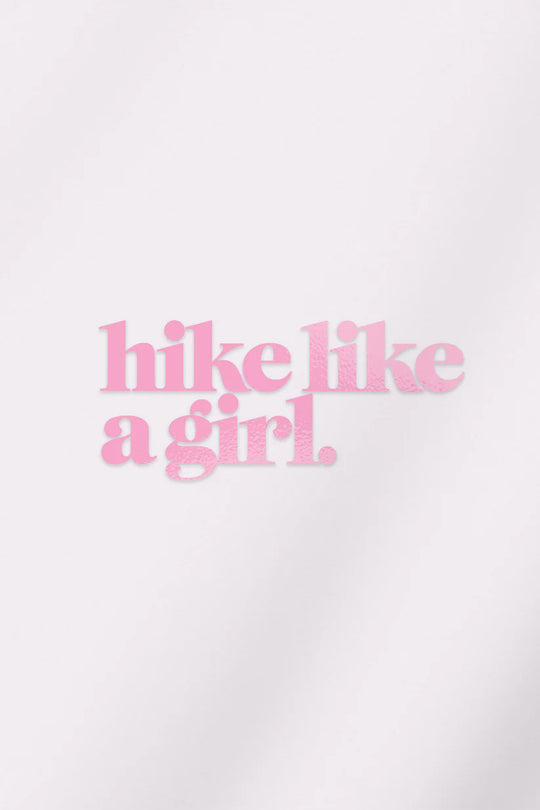 Hike Like A Girl Transfer Sticker