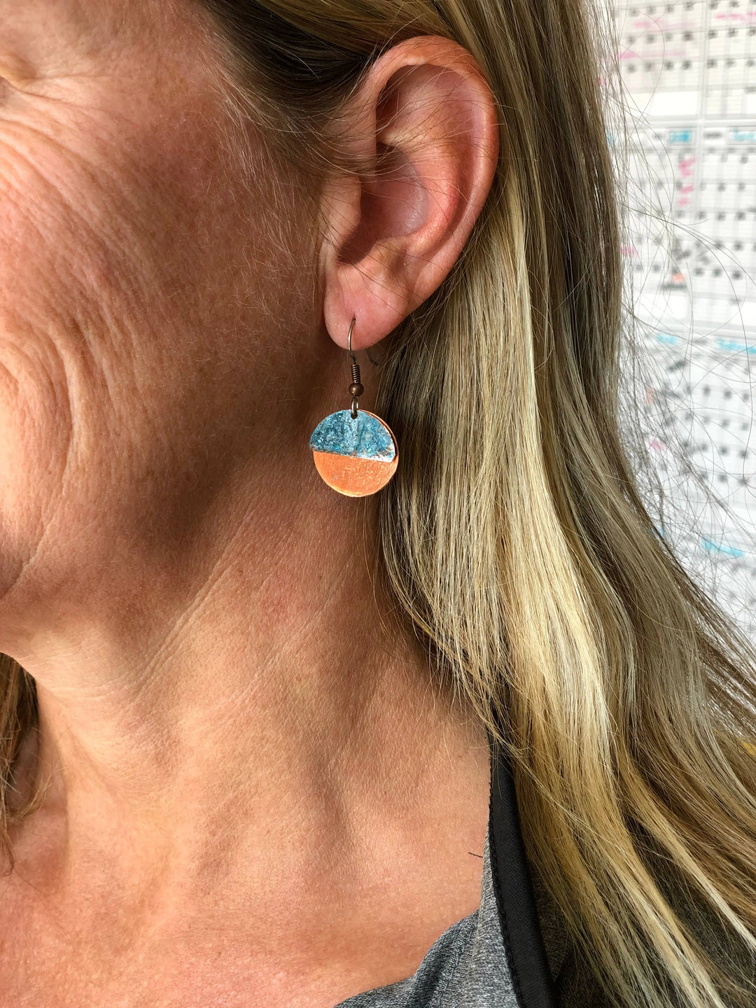 Half Circle earring Moondance Artwork