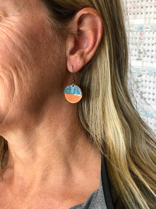 Half Circle earring Moondance Artwork