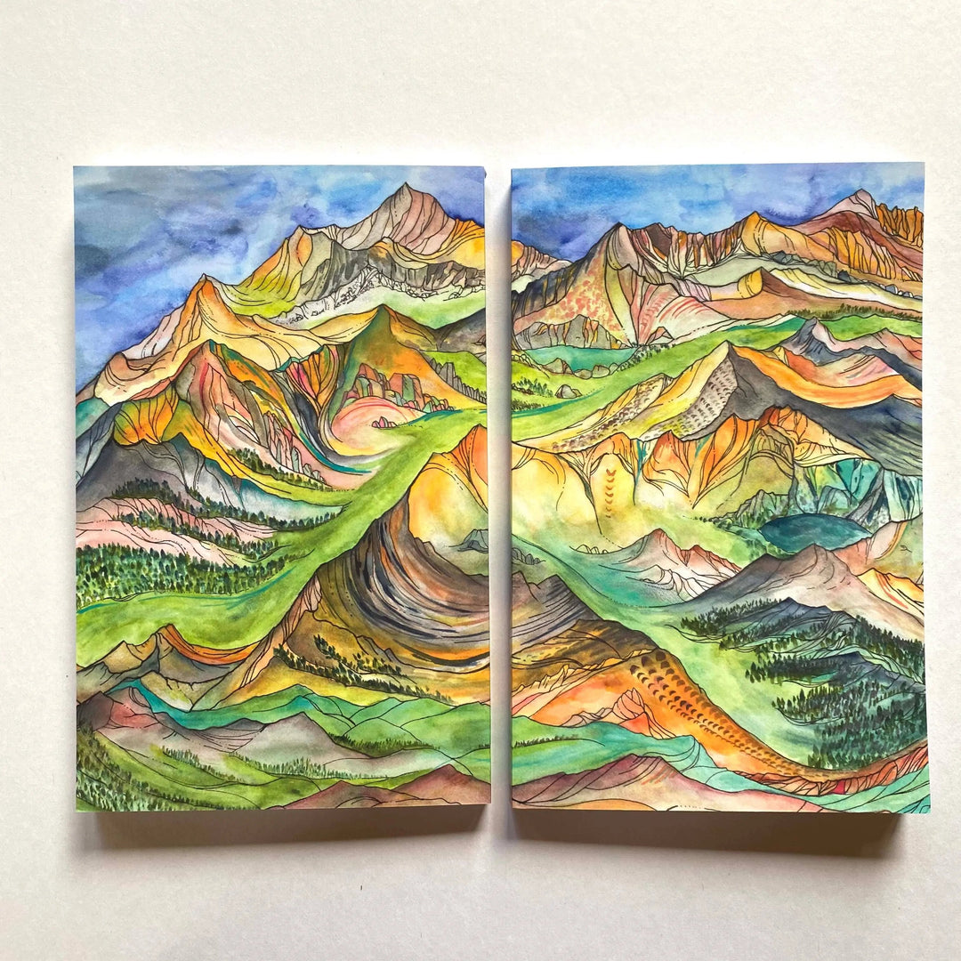 Mountain Art Notebook : Alpine Kingdom Sarah Uhl