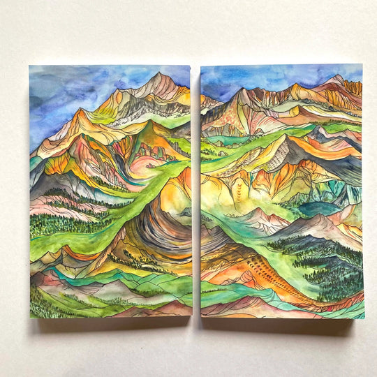 Mountain Art Notebook : Alpine Kingdom Sarah Uhl