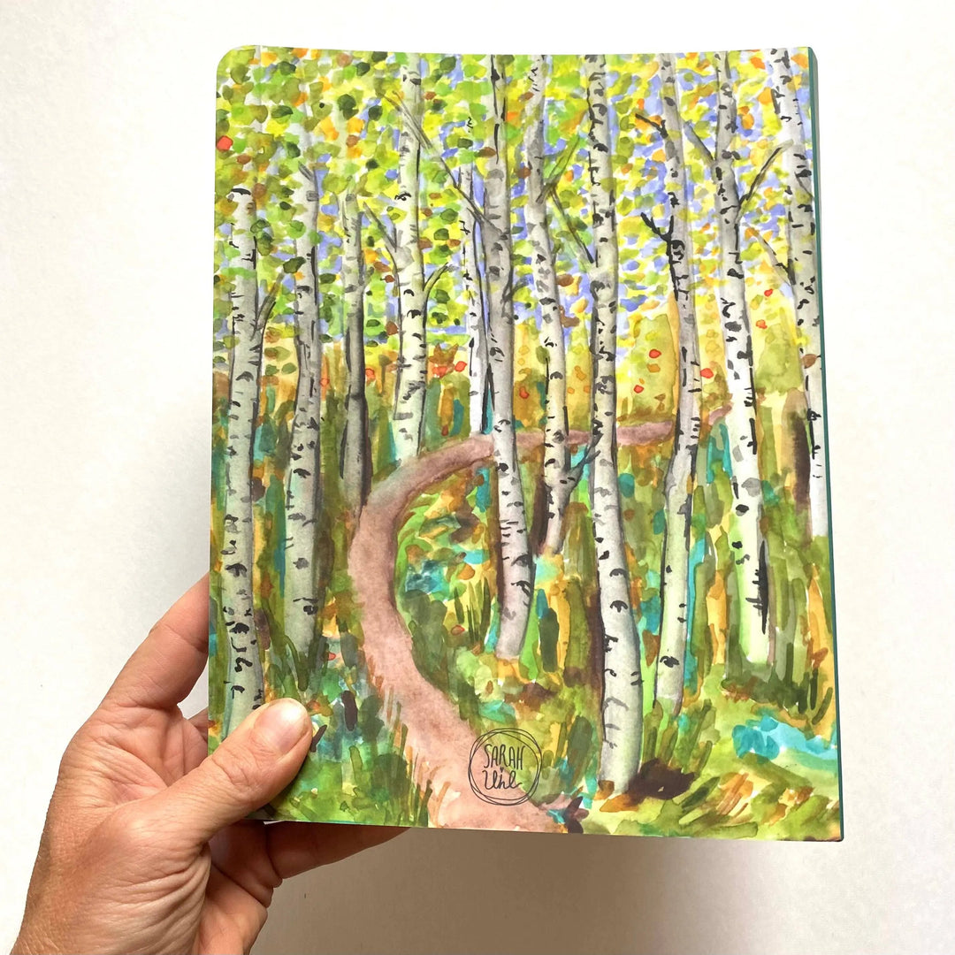 Mountain Art Notebook : Aspen Lane Sarah Uhl