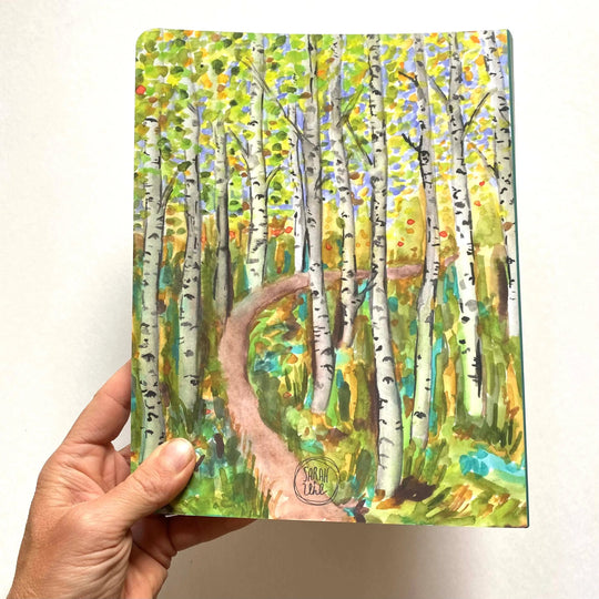 Mountain Art Notebook : Aspen Lane Sarah Uhl