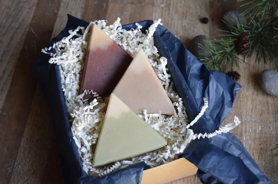 Mountain Gift Set of three soaps The Sudsy Goat Soapery