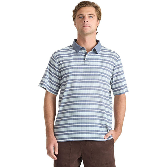 Roark Bless Up Breathable Stretch Polo Shirt
