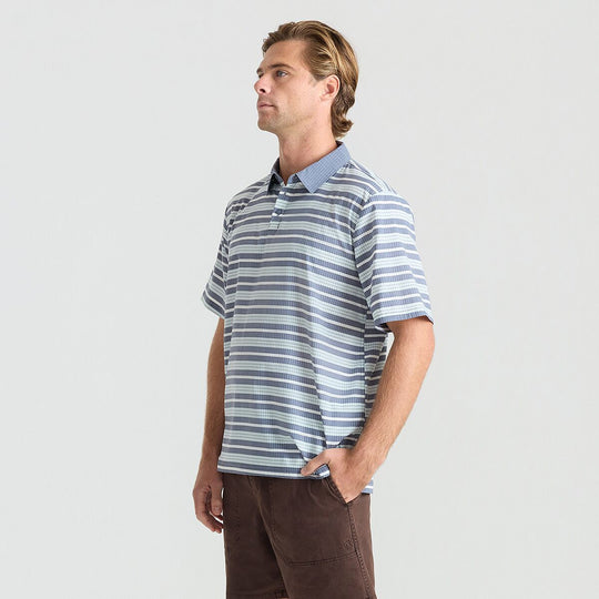 Roark Bless Up Breathable Stretch Polo Shirt