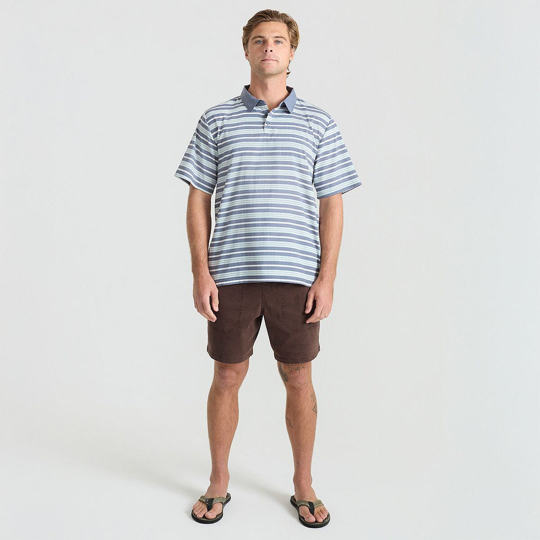 Roark Bless Up Breathable Stretch Polo Shirt