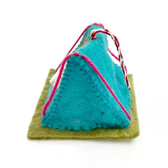 Ornaments 4 Orphans Tent Felt Wool Christmas Ornament - The Outside Society