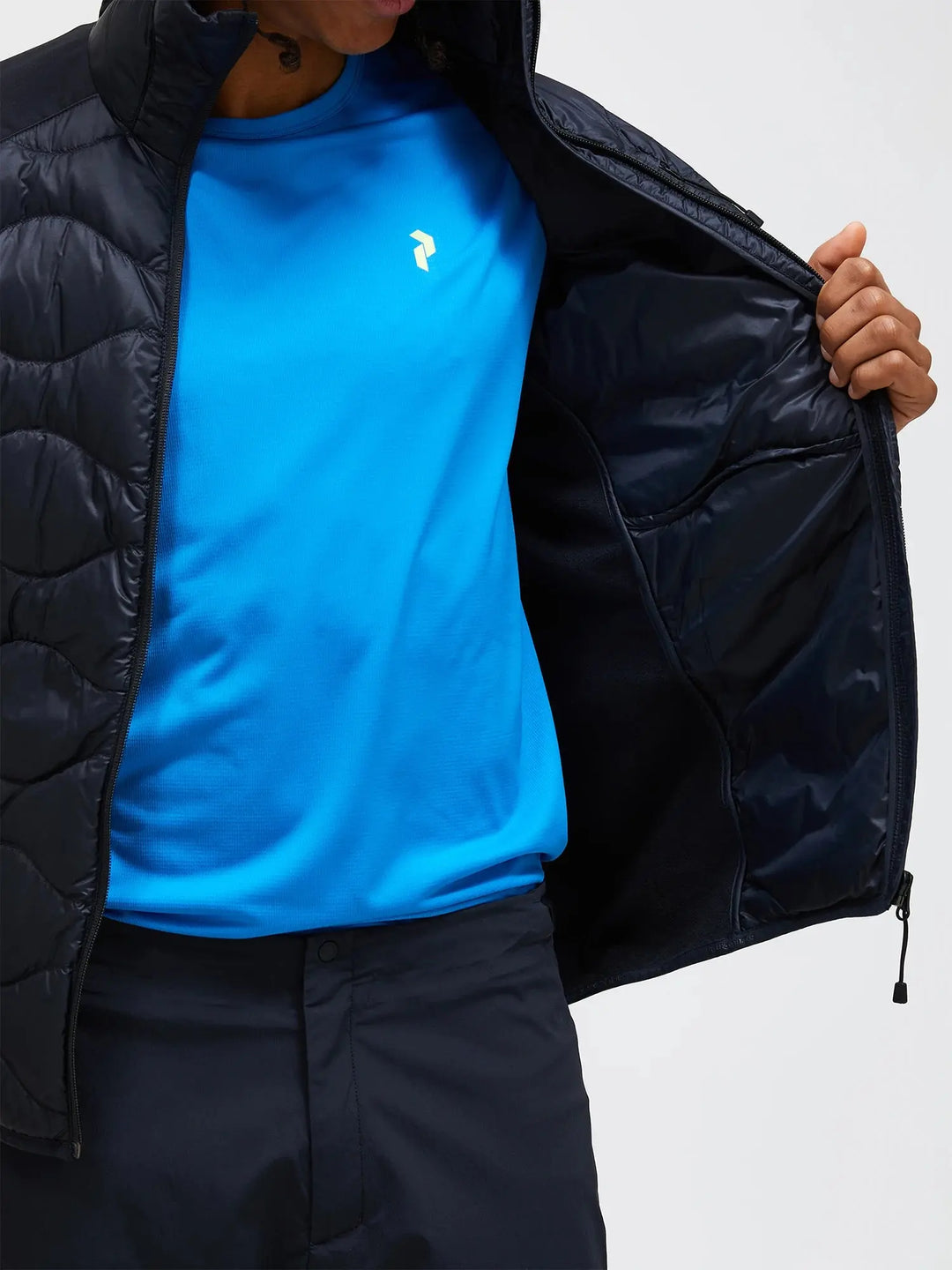 Peak Performance Helium Down Hybrid Hood Peak Performance