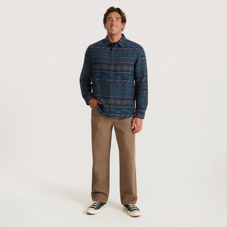 Journey Jacquard Long Sleeve Flannel