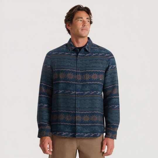 Journey Jacquard Long Sleeve Flannel