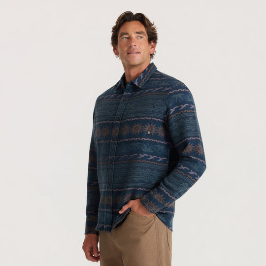 Journey Jacquard Long Sleeve Flannel