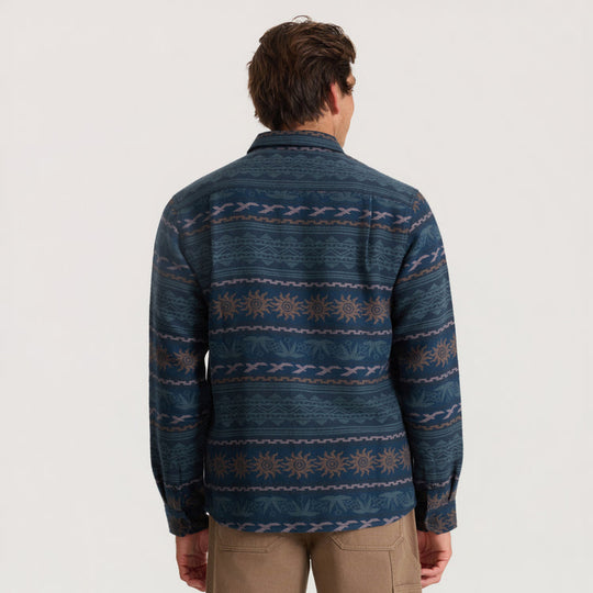 Journey Jacquard Long Sleeve Flannel