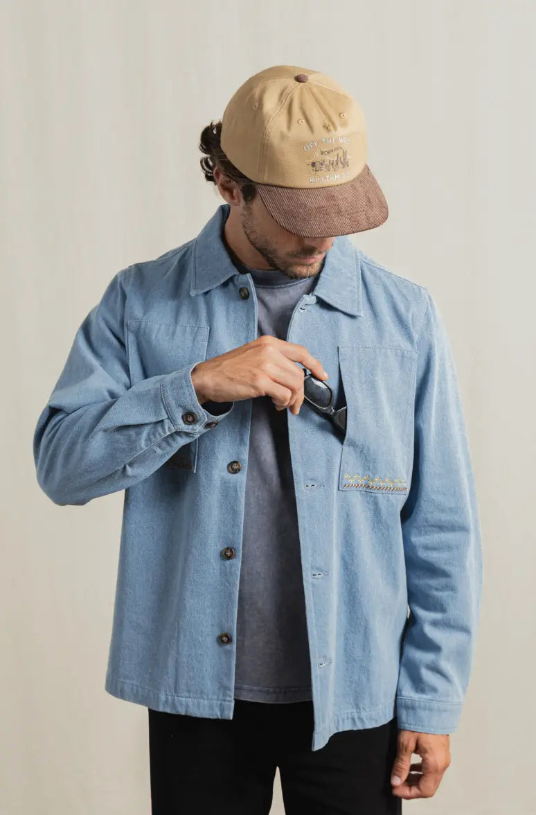 Rhythm Arguam Long Sleeve Overshirt Rhythm