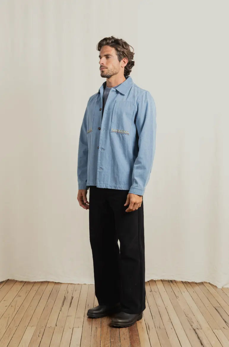Rhythm Arguam Long Sleeve Overshirt Rhythm