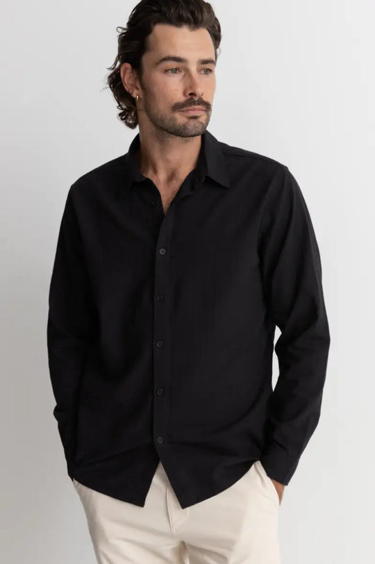 Rhythm Classic Linen LS Shirt Rhythm