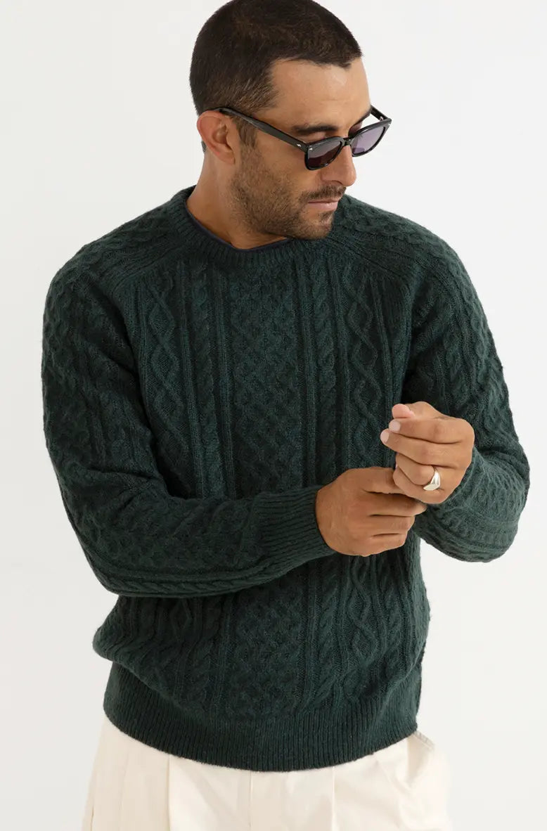 Rhythm Mohair Fishermans Knit Rhythm