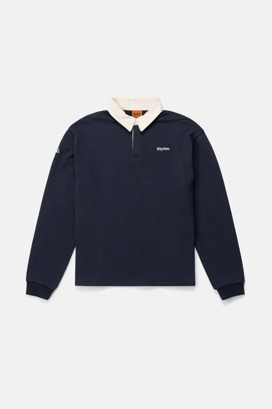Rhythm Vintage Rugby Long Sleeve Polo Rhythm