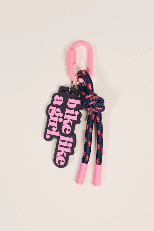 Bike Like A Girl Bag Charm