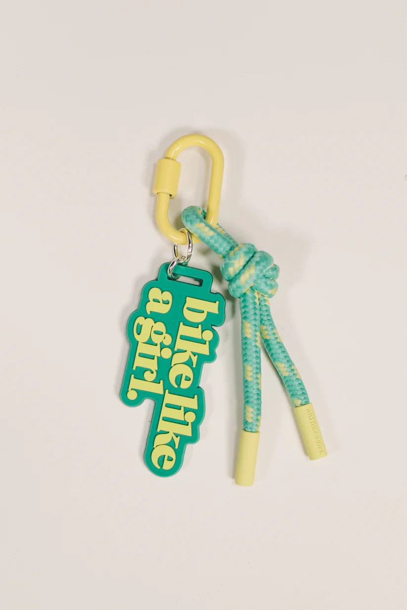 Bike Like A Girl Bag Charm