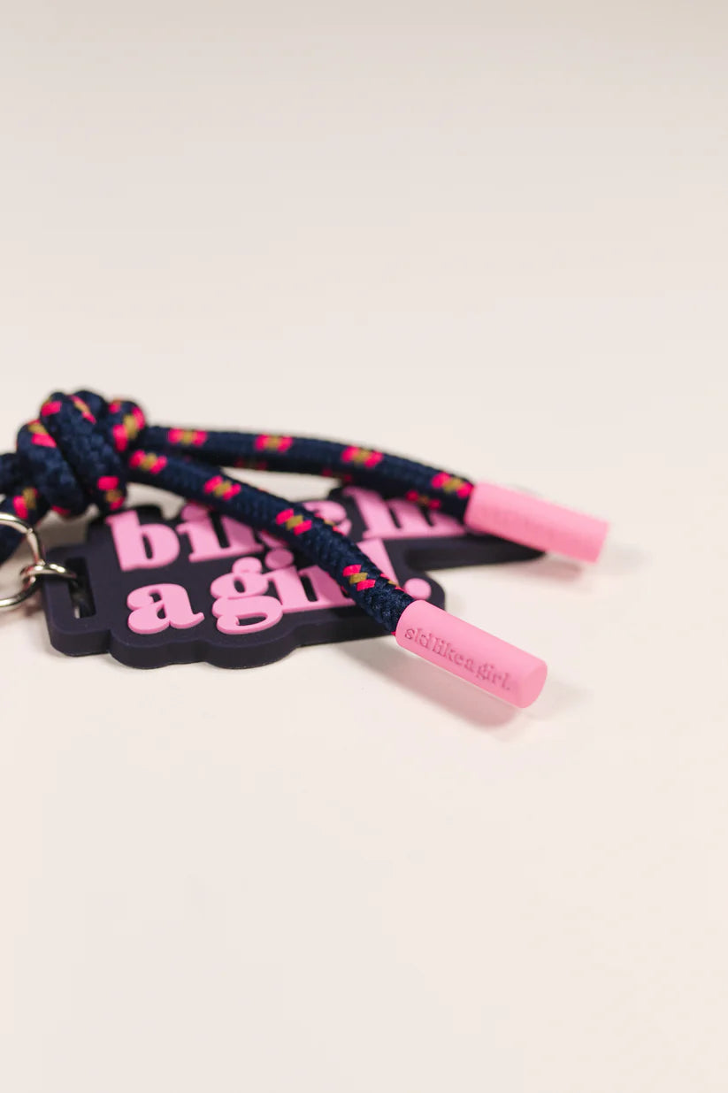 Bike Like A Girl Bag Charm