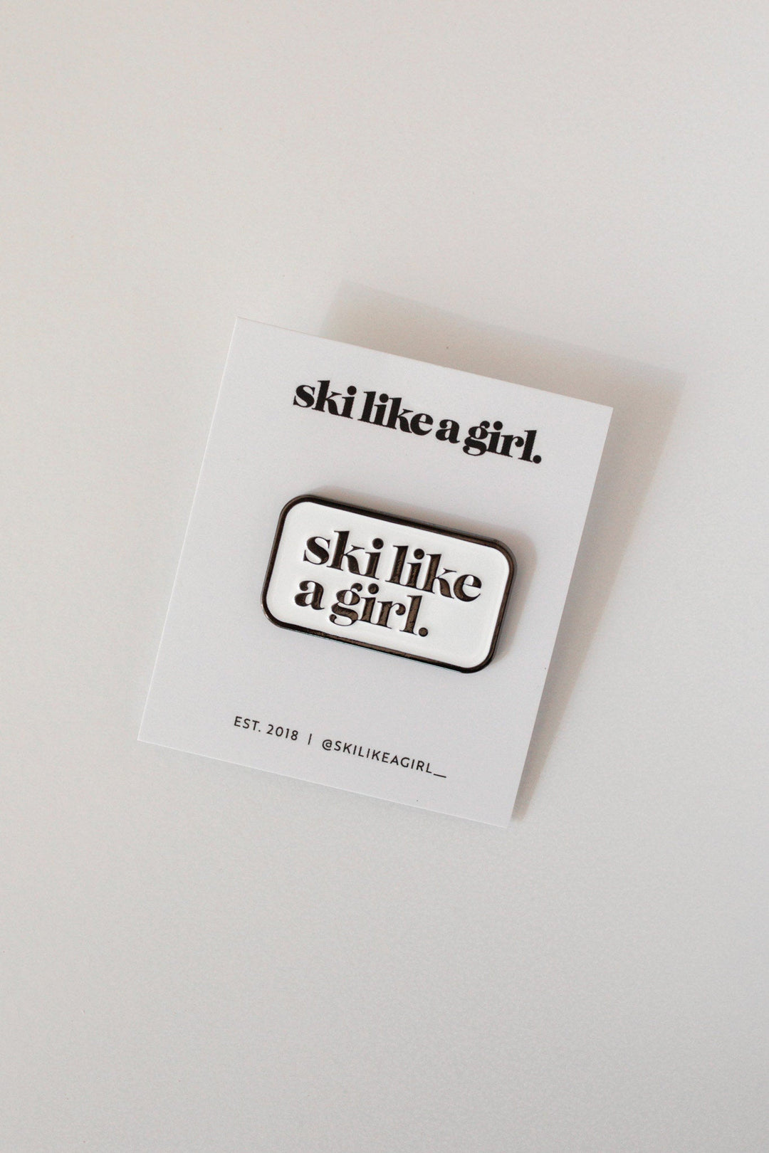 Ski Like A Girl Pins