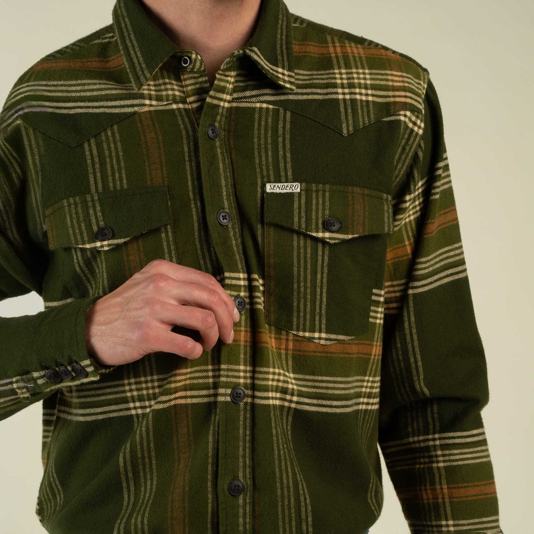 Sendero Provisions Co. Durango Lightweight Stretch Flannel