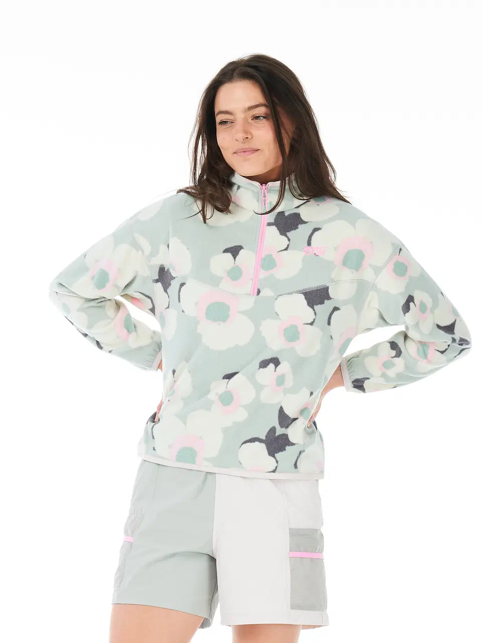 Picture Organic Women's Inaria 1/4 Zip Printed Fleece
